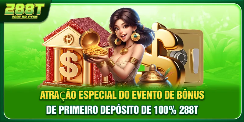 Atração especial do evento de bônus de primeiro depósito de 100% 288T