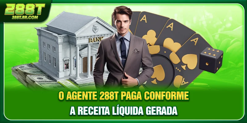 O Agente 288T paga conforme a receita líquida gerada