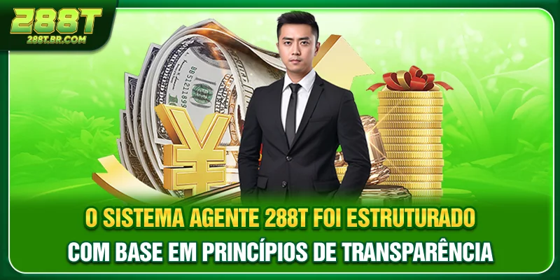 O sistema Agente 288T foi estruturado com base em princípios de transparência